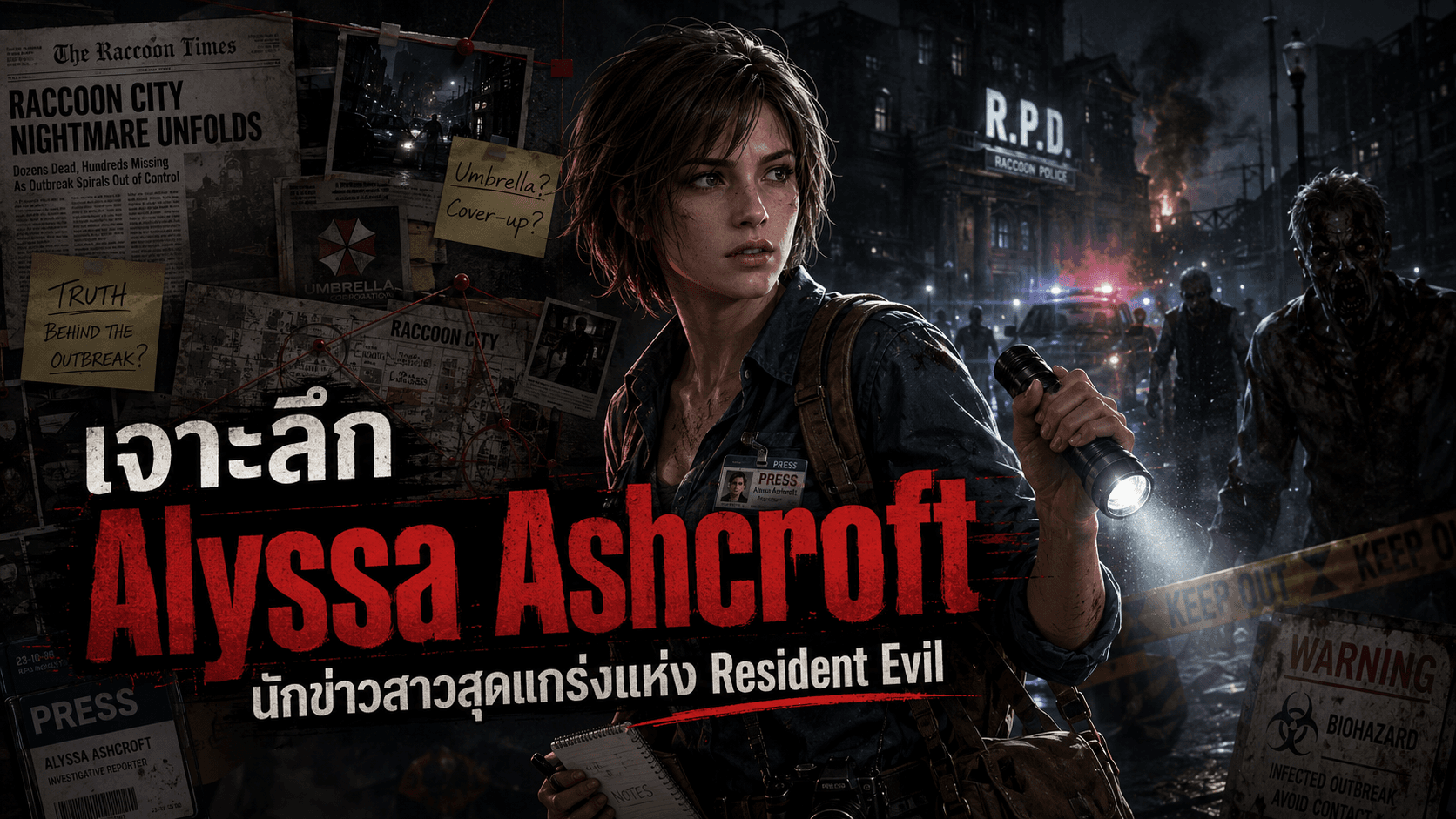 เจาะลึก Alyssa Ashcroft นักข่าวสาวสุดแกร่งแห่ง Resident Evil